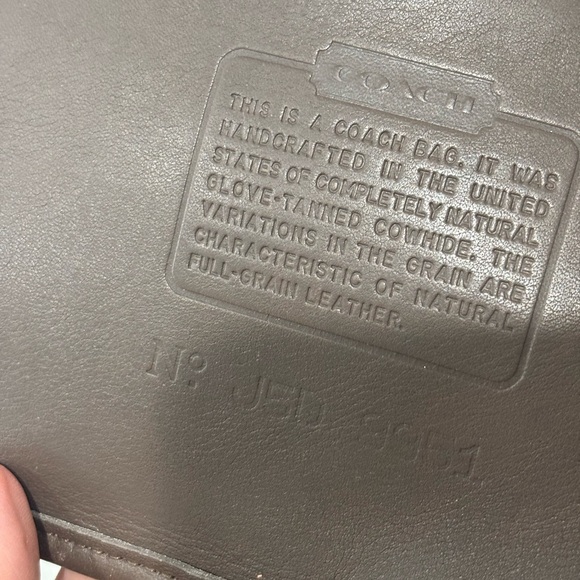 Coach Dark Brown Leather Crossbody Bag - Picture 3 of 15